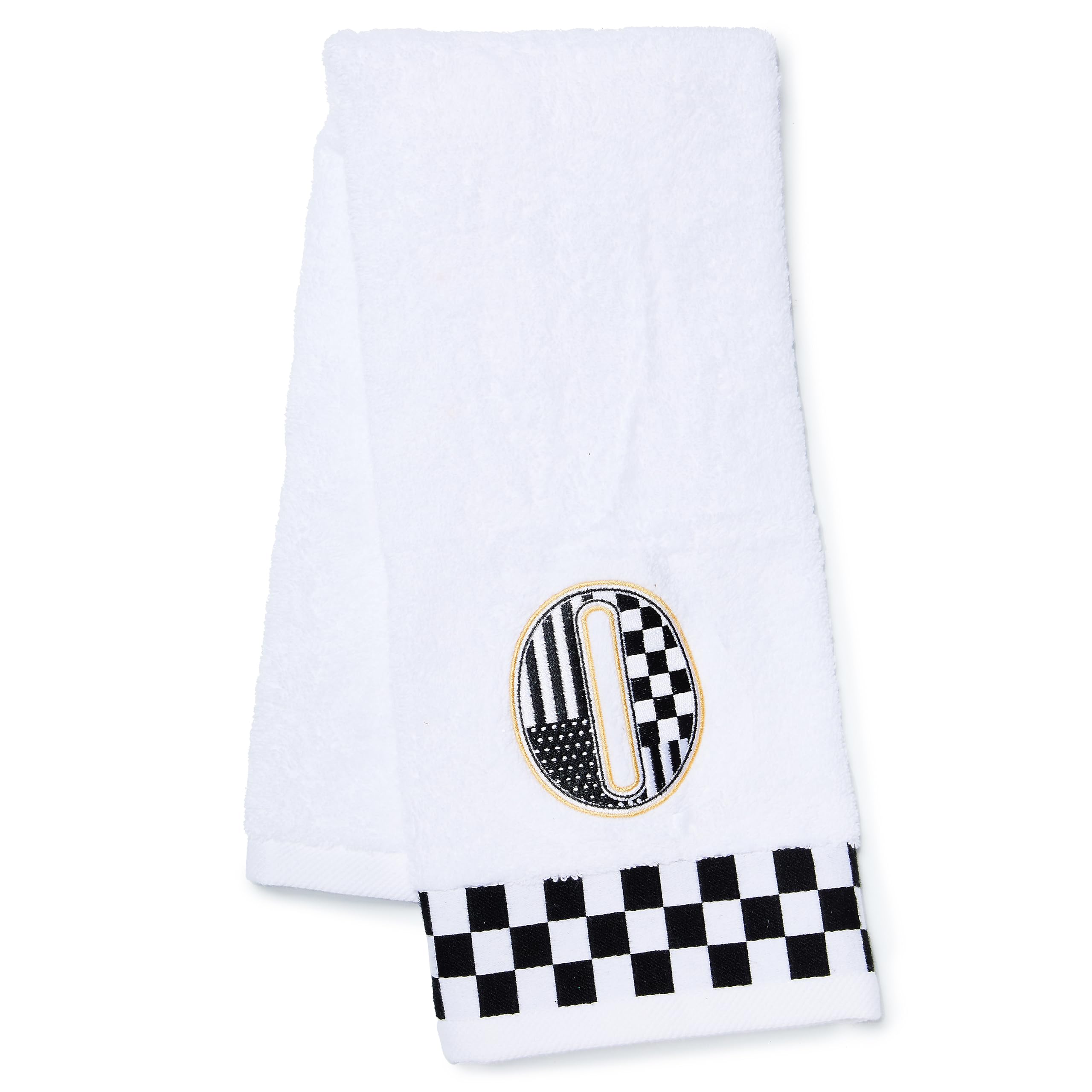Amazon.com: MACKENZIE-CHILDS Monogram Cotton Hand Towel, Cute
